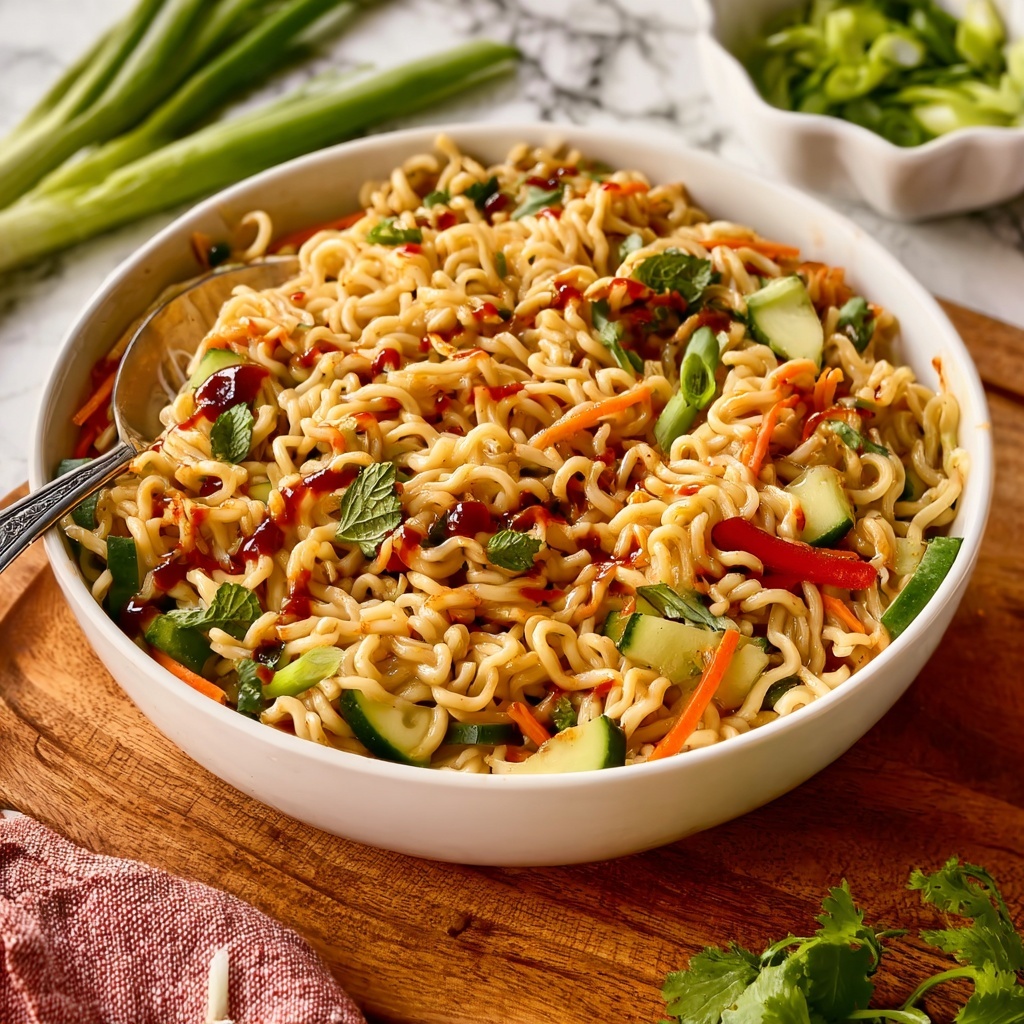 Cold Sesame Noodles with Vegetables Recipe - Recipe Image