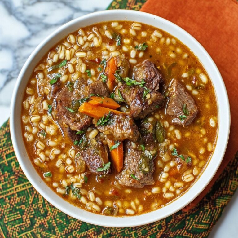 Hearty Beef and Barley Soup Recipe