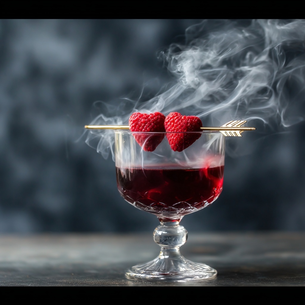 Love Potion #9 Triple Berry Pomegranate Martini Recipe - Recipe Image