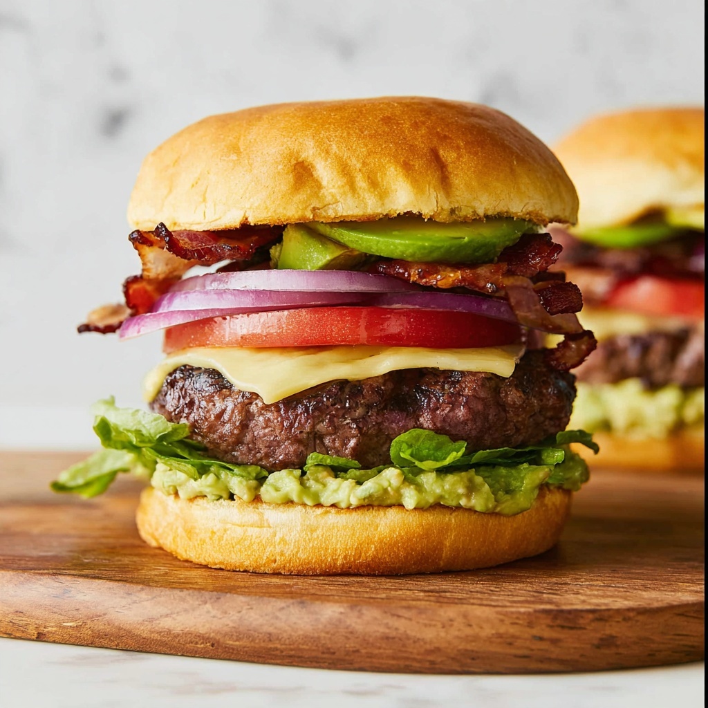 Avocado Burger Recipe - Recipe Image