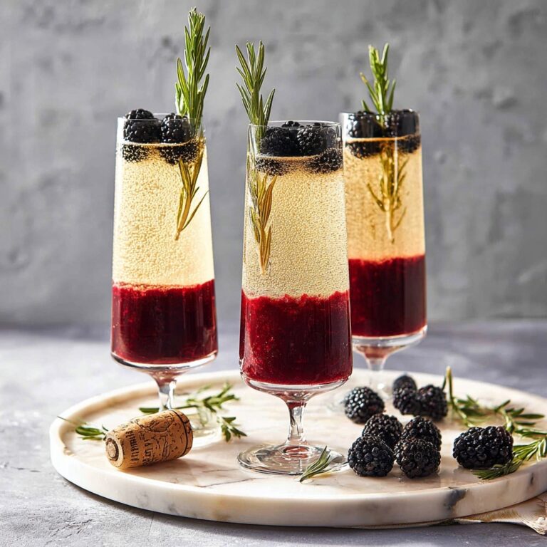 Blackberry Champagne Cocktail Recipe