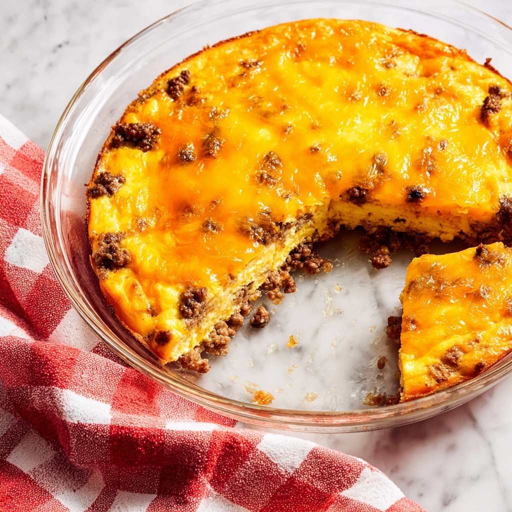 Cheeseburger Pie Recipe - Recipe Image