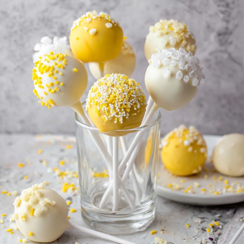 Lemon Cake Pop Recipe - Recipe Image