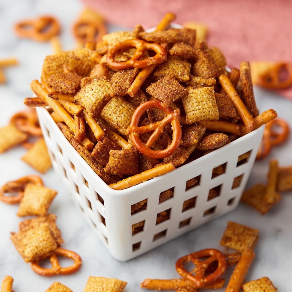 Homemade Gardetto’s Snack Mix Recipe - Recipe Image