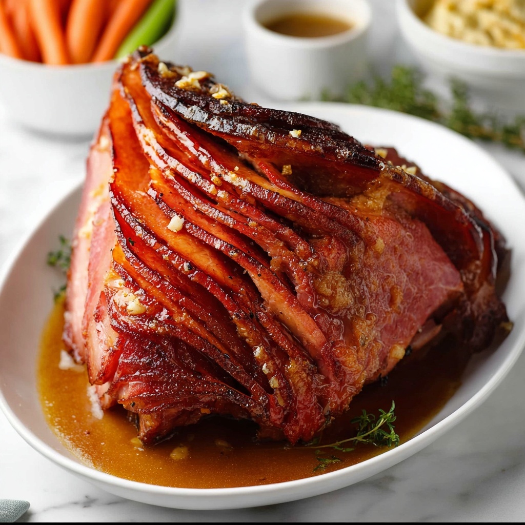 Smoked Honey Glazed Spiral Ham Recipe - Recipe Image