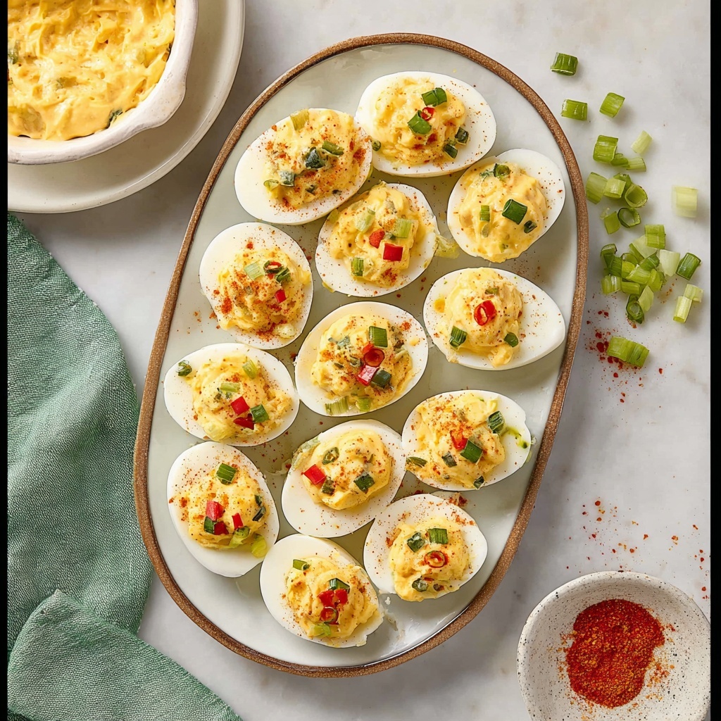 Pimento Cheese Deviled Eggs Recipe - Recipe Image