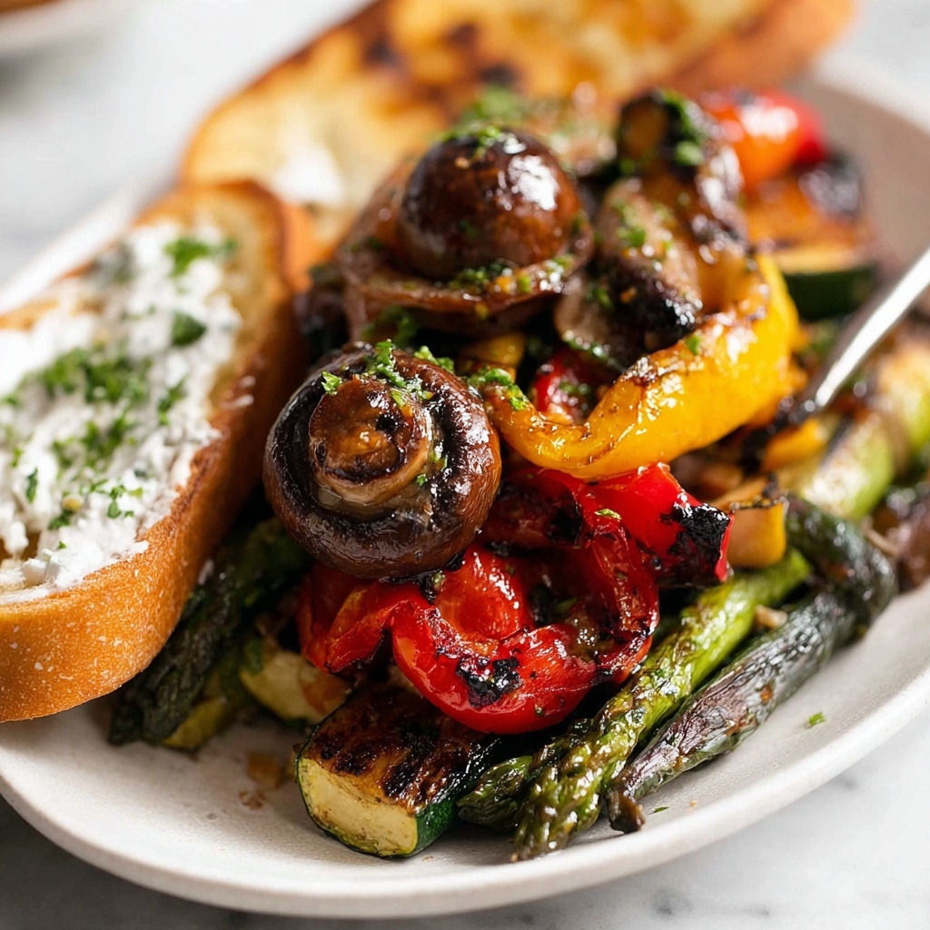 Incredible BBQ Marinated Grilled Vegetables Recipe - Recipe Image