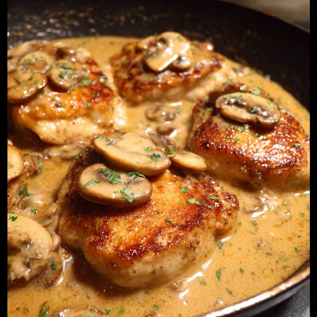 Creamy Chicken Marsala Recipe - Recipe Image