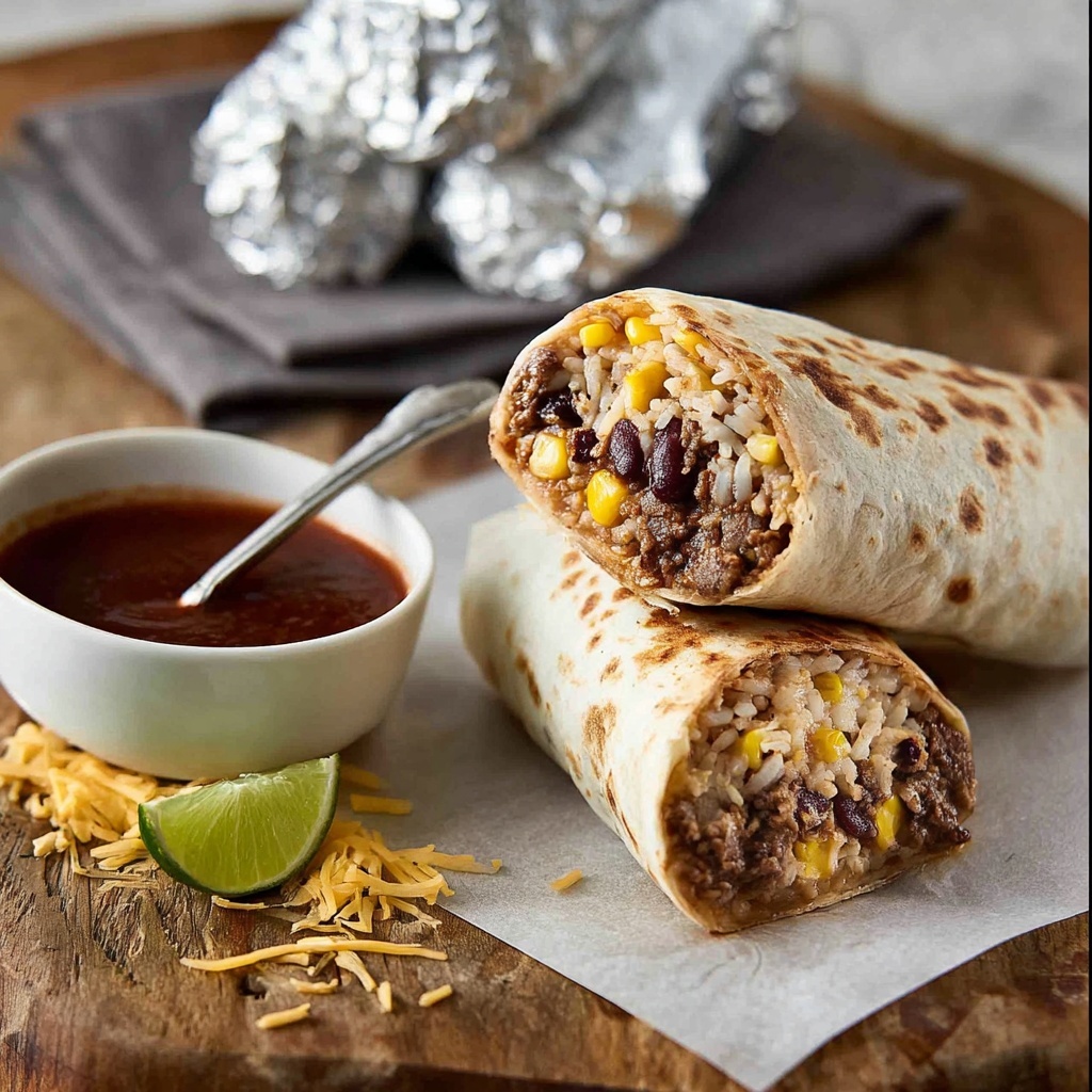 Shredded Beef Burritos Recipe - Recipe Image