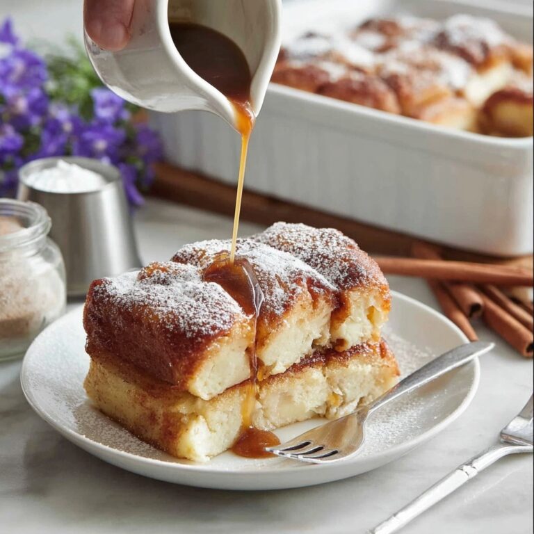Hasselback Baked French Toast Recipe