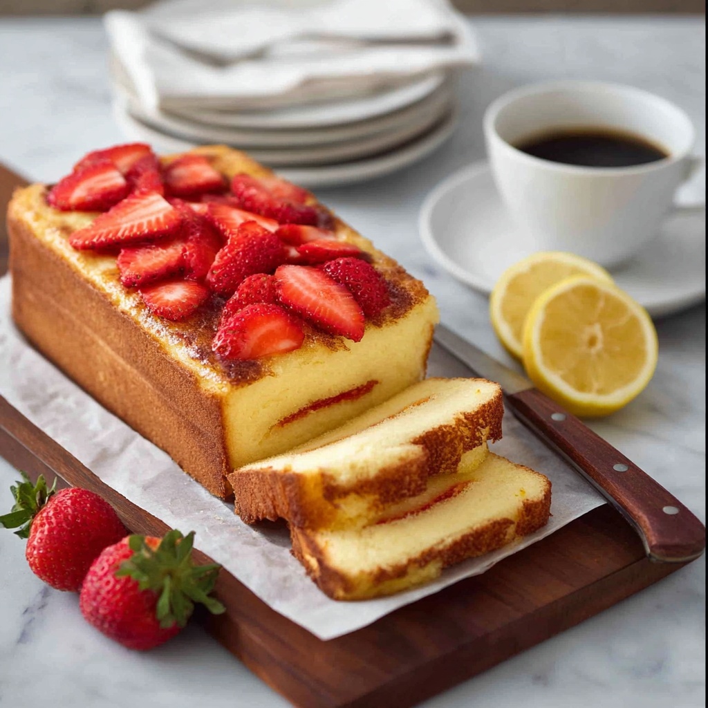 Cream Cheese Stuffed French Toast Bake with Strawberries Recipe - Recipe Image