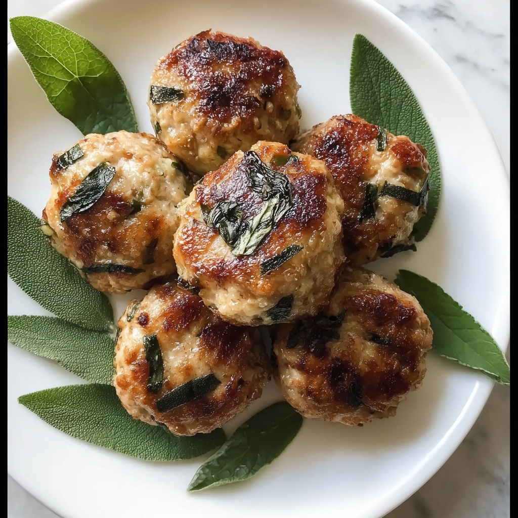 Apple and Sage Turkey Meatballs Recipe - Recipe Image