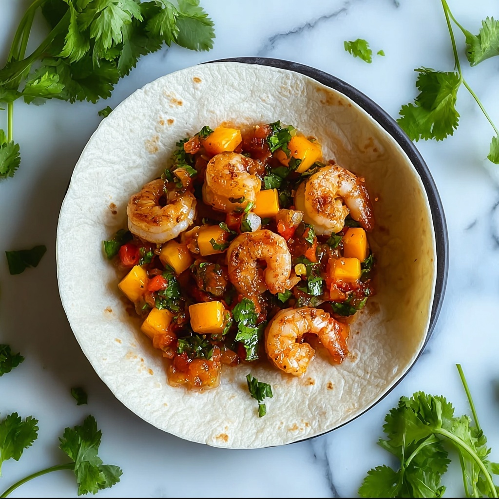 Spicy Shrimp Tacos with Mango Salsa Recipe - Recipe Image