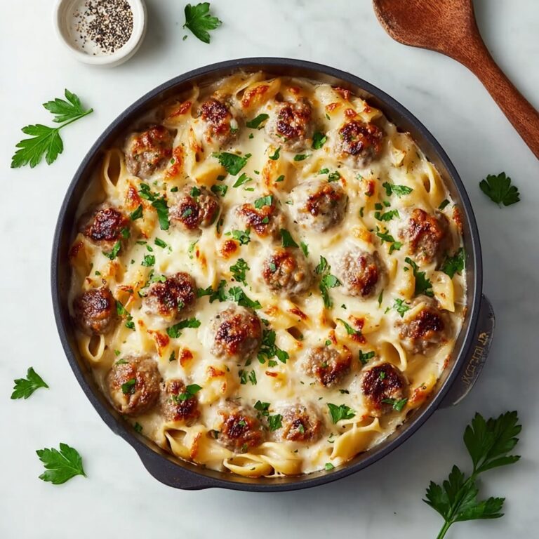 Swedish Meatball Pasta Bake Recipe