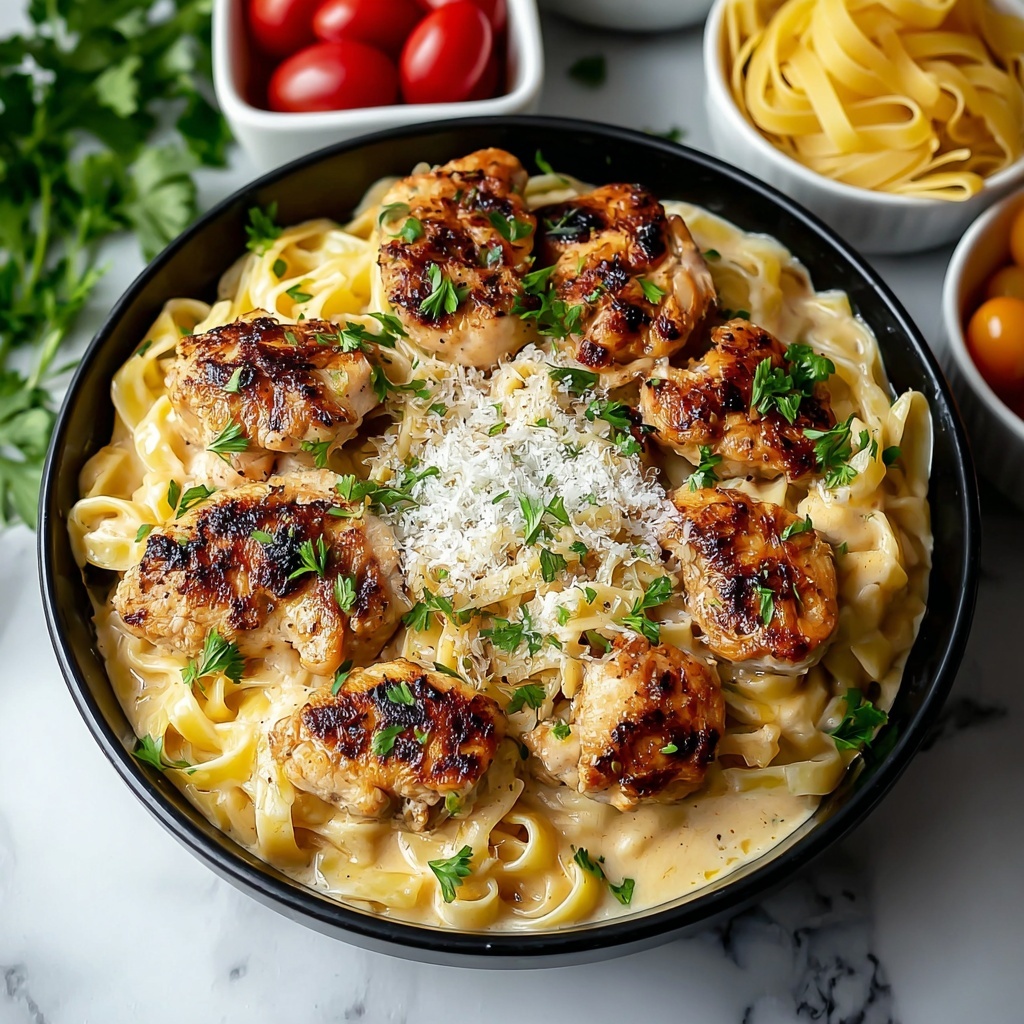 Flavor-Packed Cowboy Butter Chicken Linguine Recipe - Recipe Image