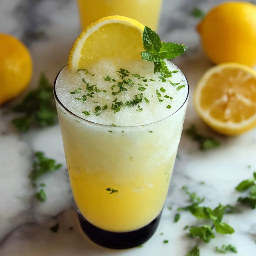 Fresh Lemon Vodka Slush Recipe - Recipe Image