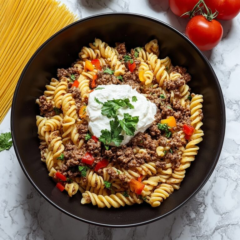 One Pot Beef Taco Pasta Recipe