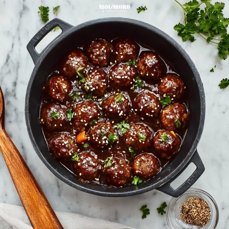 Honey Garlic Glazed Meatballs Recipe