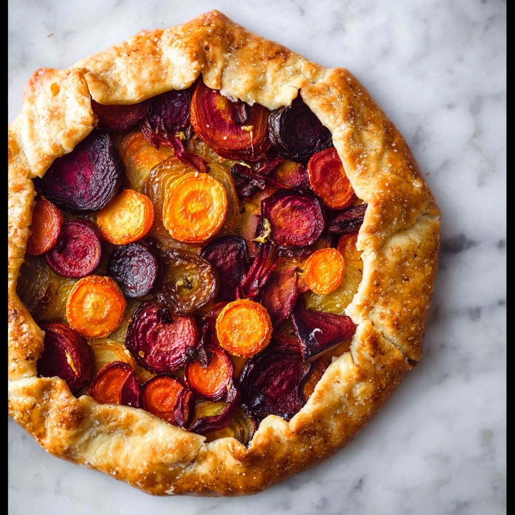 Beet and Carrot Galette Recipe - Recipe Image