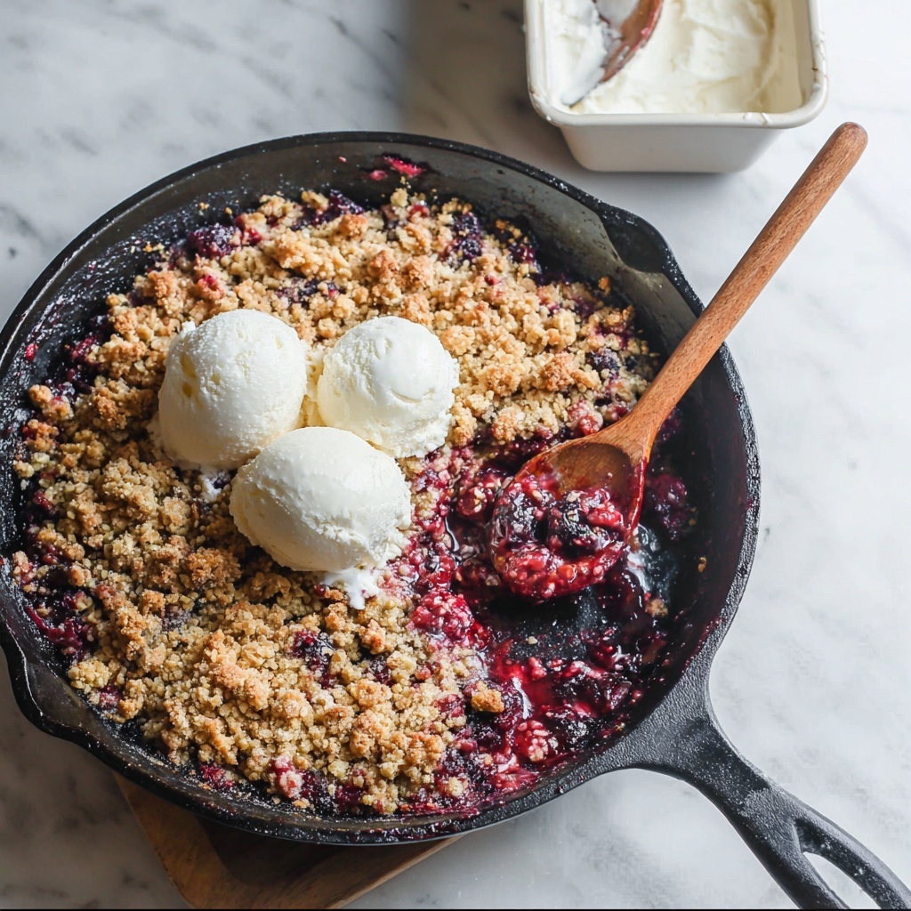 Cherry Strawberry Crisp Recipe - Recipe Image