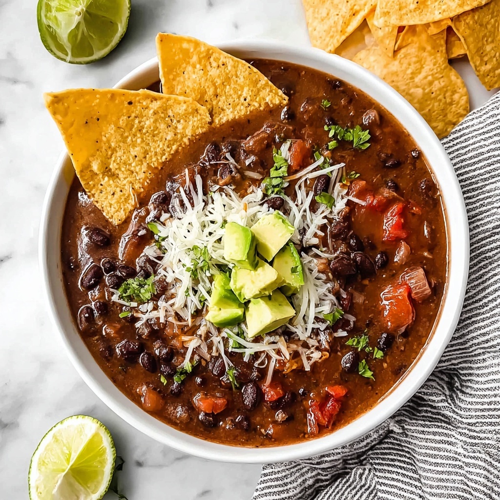 Slow Cooker Black Bean Chili Recipe - Recipe Image