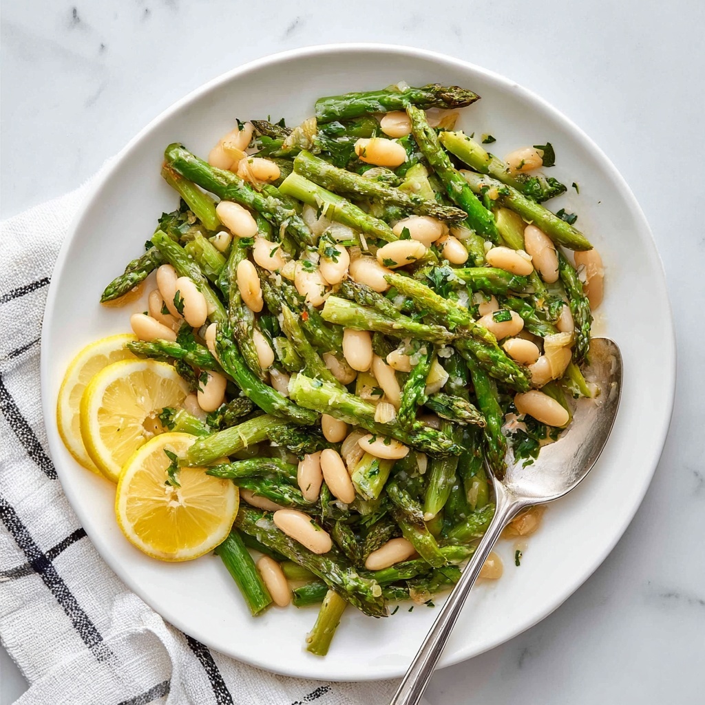 Asparagus White Bean Salad Recipe - Recipe Image