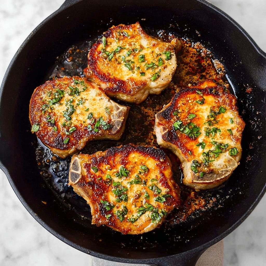 Garlic Parmesan Pork Chops Recipe - Recipe Image
