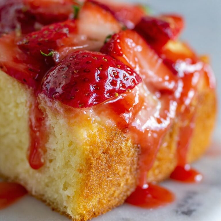 Cream Cheese Pound Cake with Vanilla Glaze Recipe