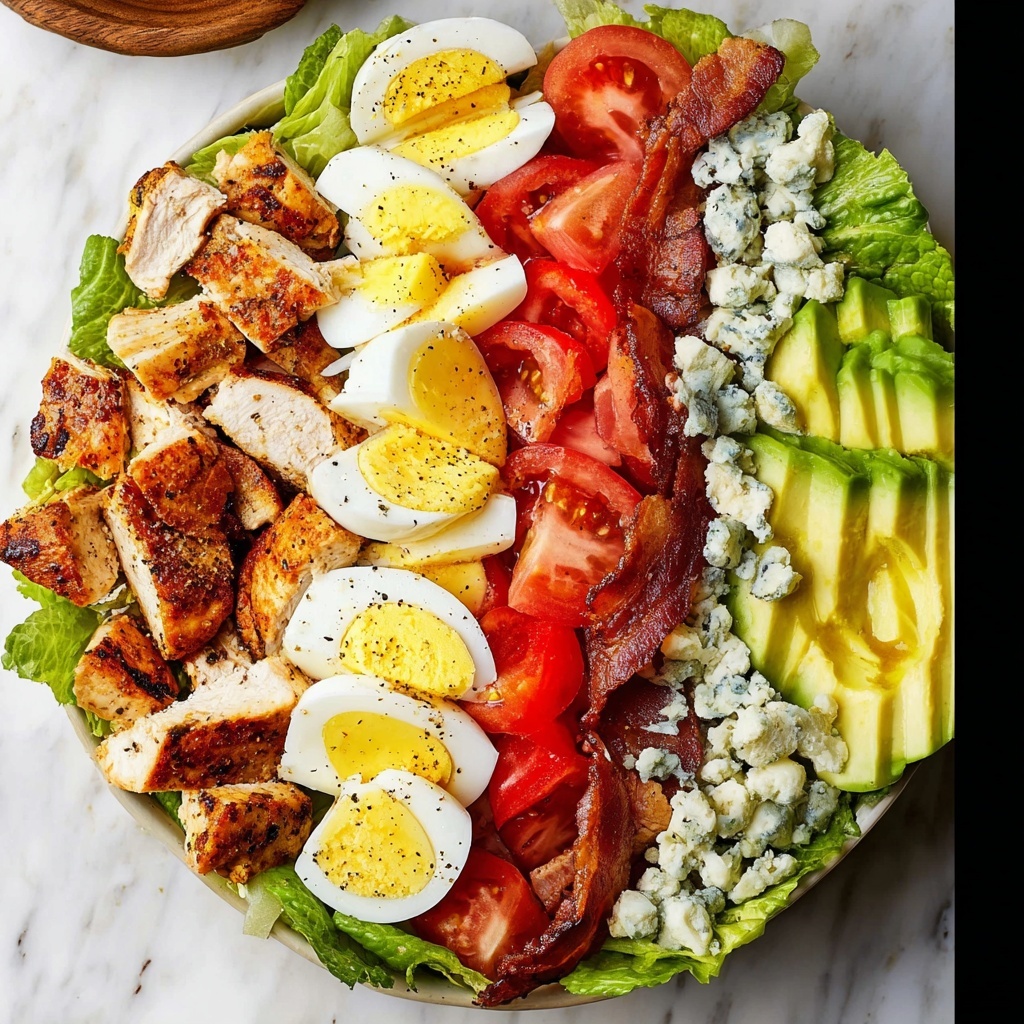 Best Cobb Salad Recipe with Chicken and Bacon Recipe - Recipe Image