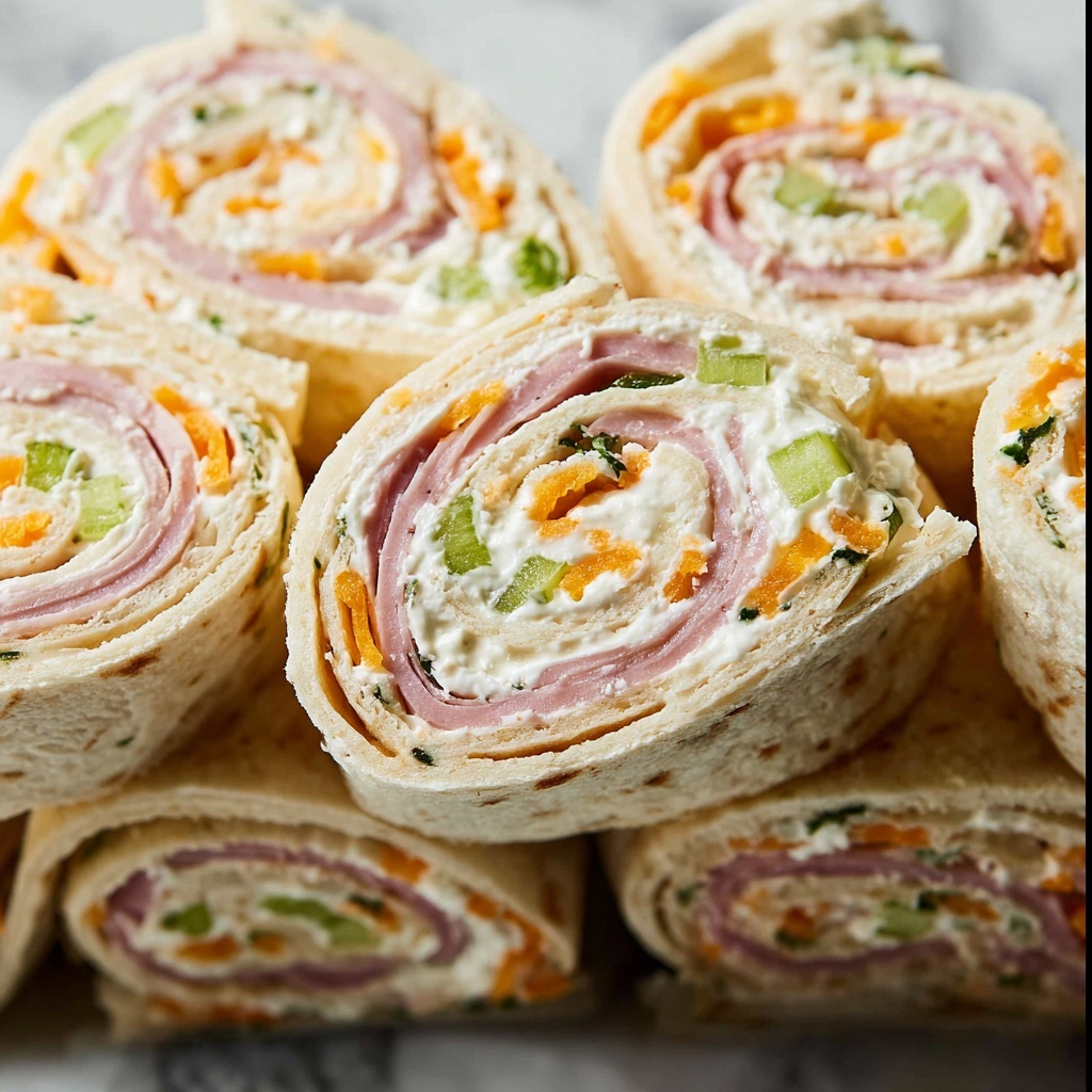 Ham and Cheese Tortilla Roll-Ups Recipe - Recipe Image