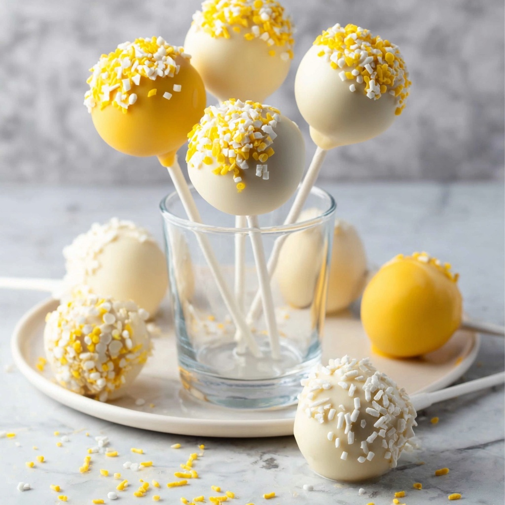 Lemon Cake Pop Recipe - Recipe Image