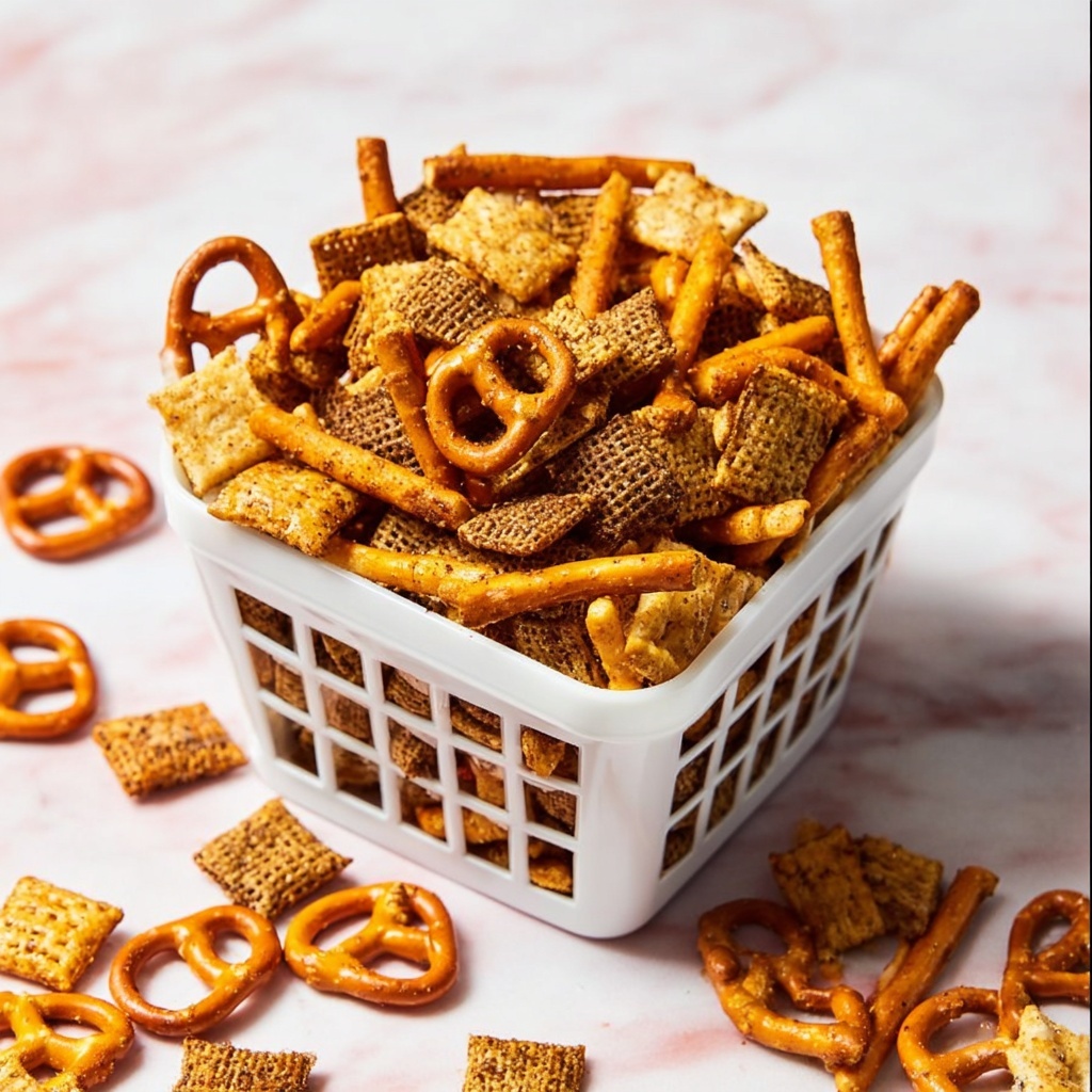 Homemade Gardetto’s Snack Mix Recipe - Recipe Image