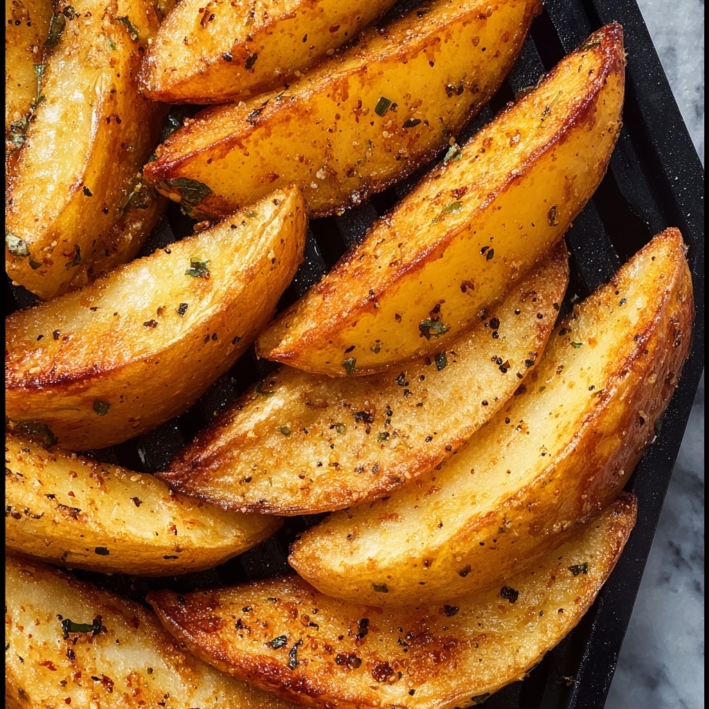 Air Fryer Potato Wedges Recipe - Recipe Image