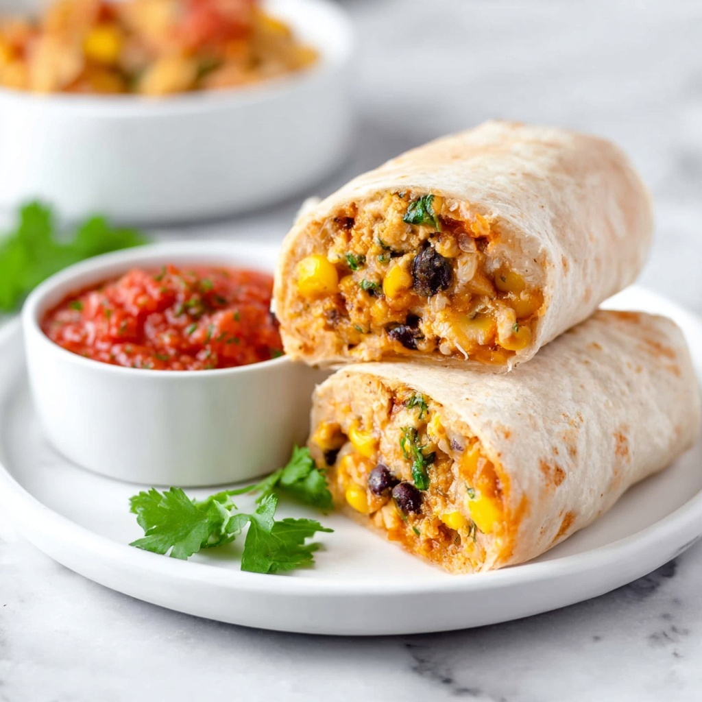 Crockpot Chicken Burritos Recipe - Recipe Image