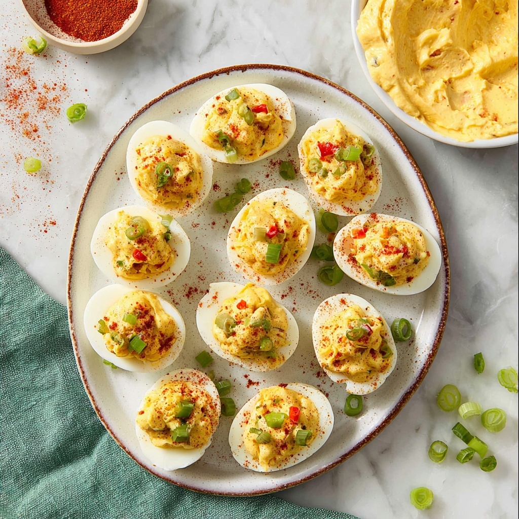 Pimento Cheese Deviled Eggs Recipe - Recipe Image