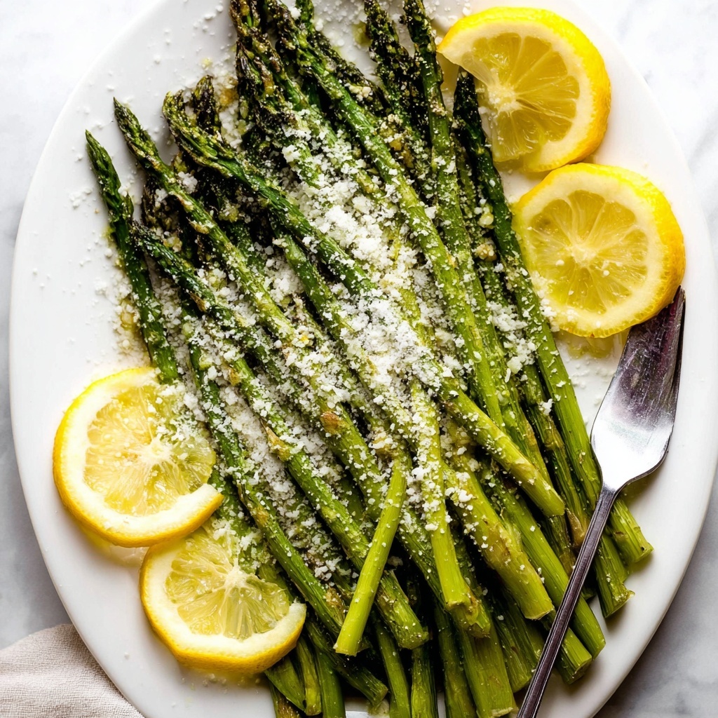 Roasted Asparagus with Lemon and Parmesan Recipe - Recipe Image