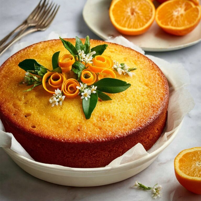 Whole Orange Cake (Flourless) Recipe