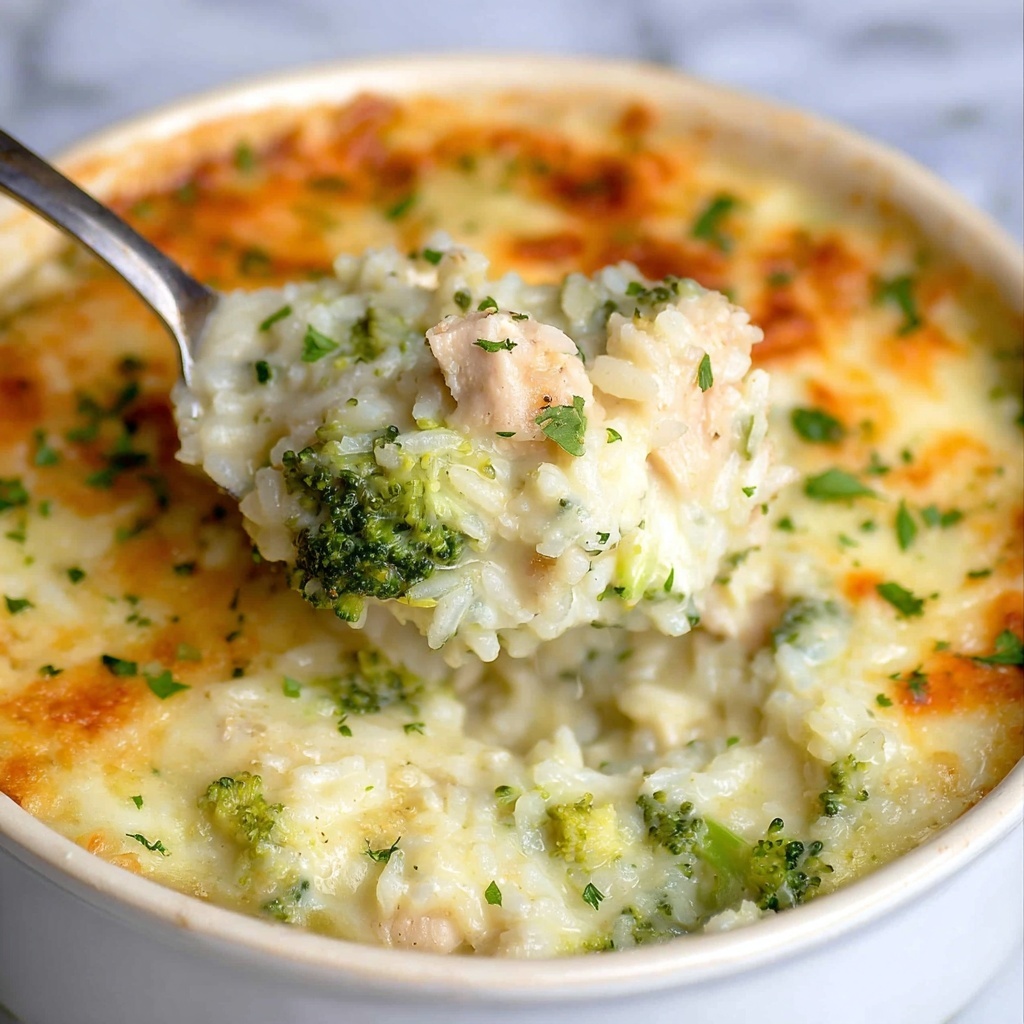 One Pot Broccoli, Chicken and Rice Casserole Recipe - Recipe Image