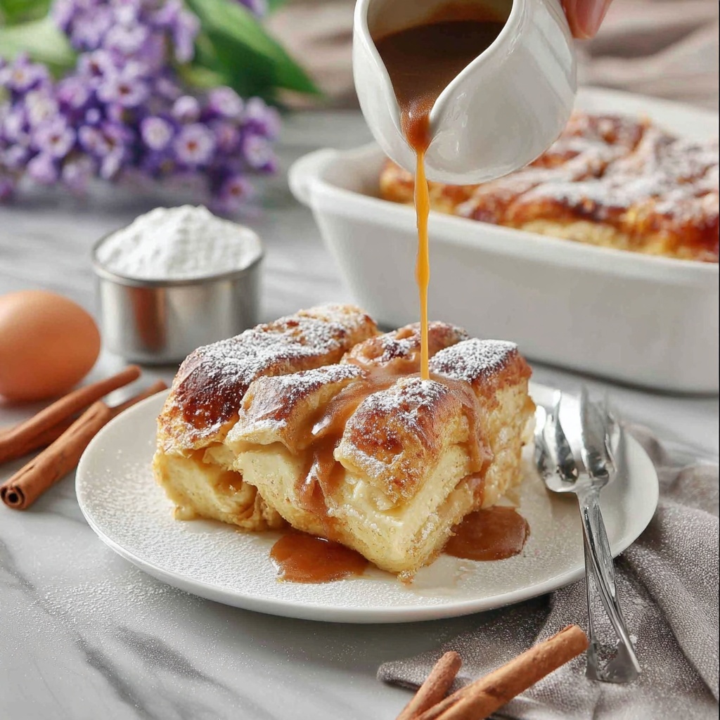 Hasselback Baked French Toast Recipe - Recipe Image