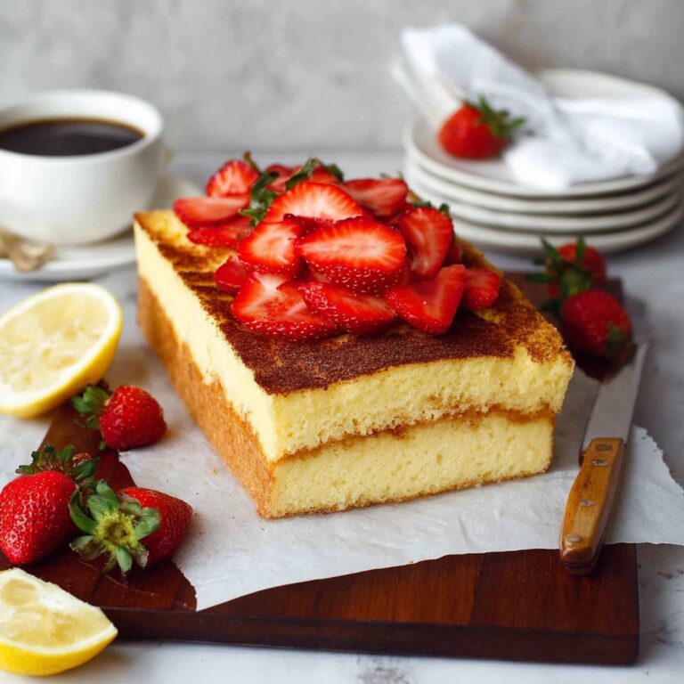 Cream Cheese Stuffed French Toast Bake with Strawberries Recipe
