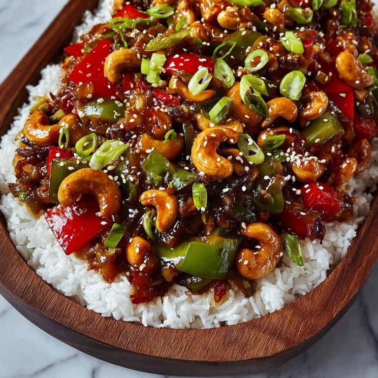 Sheet Pan Cashew Chicken Recipe