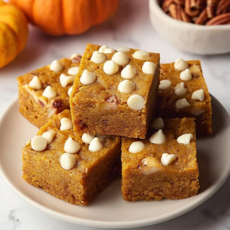 Pumpkin Maple Blondies Recipe