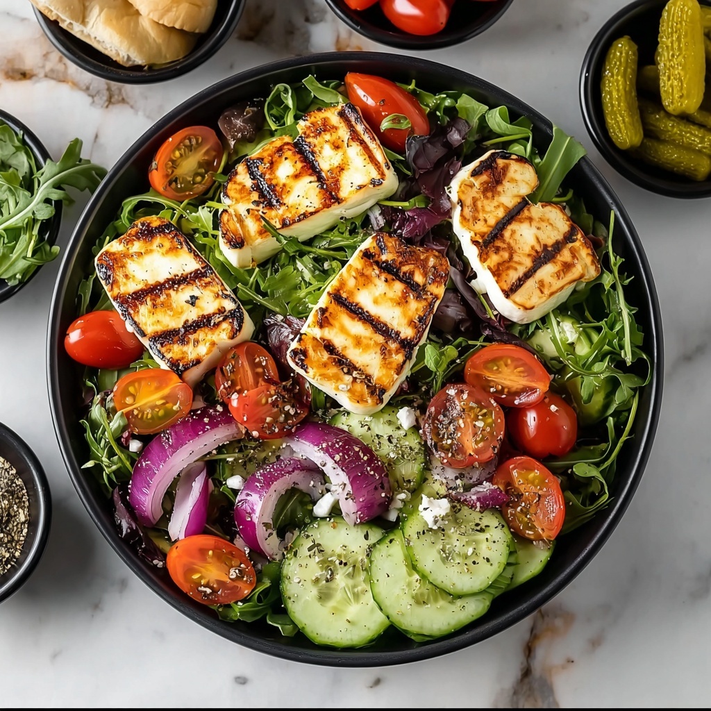 Grilled Halloumi Salad Recipe - Recipe Image