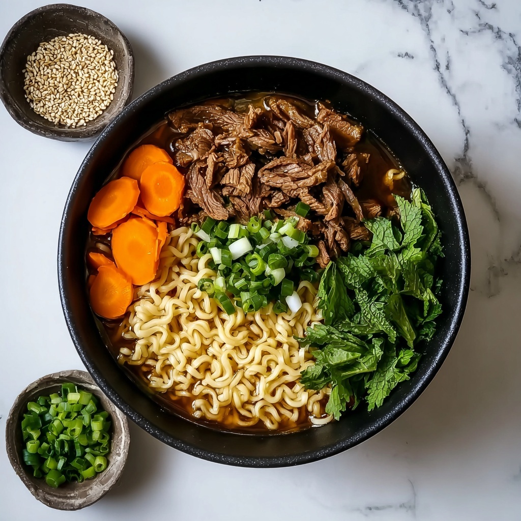 Slow Cooker Beef Ramen Noodles Recipe - Recipe Image