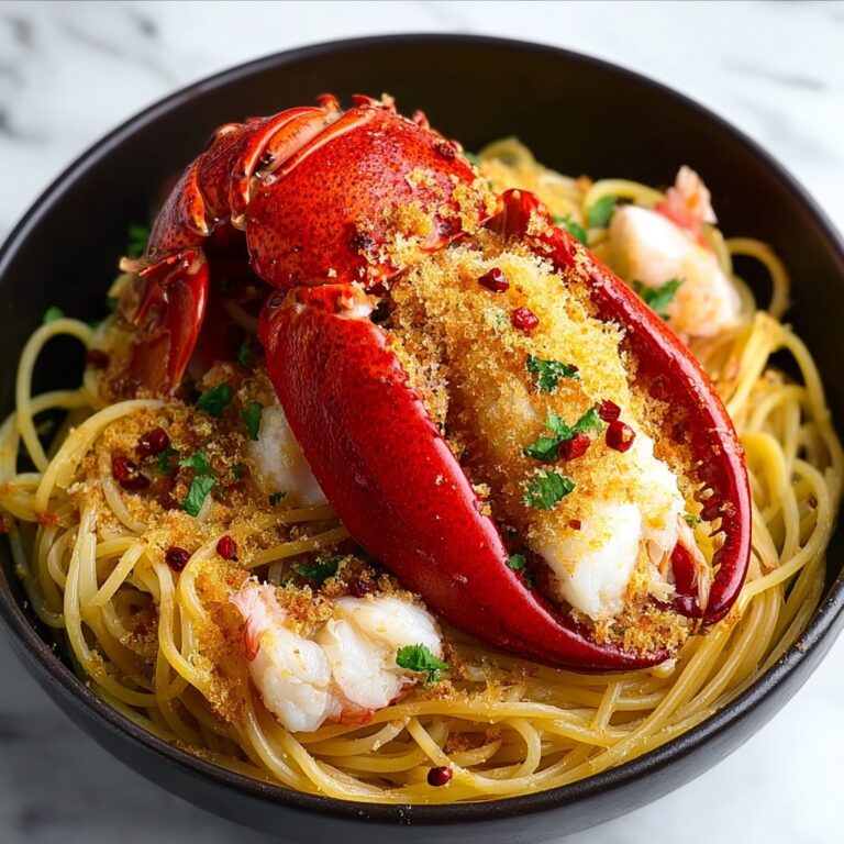 Lobster Spaghetti with Chili Breadcrumbs Recipe