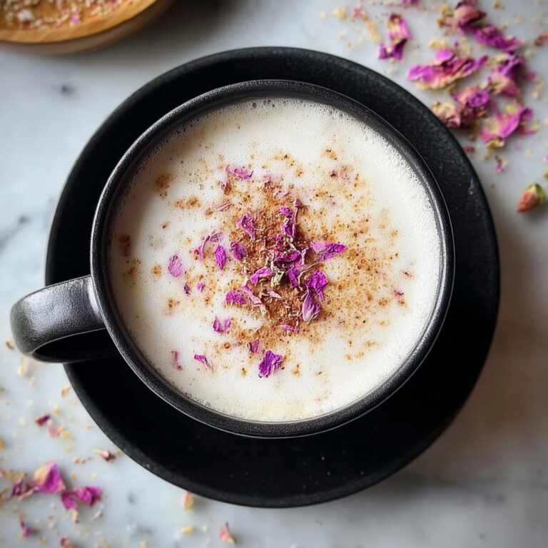 Chamomile Rose Tea Latte Recipe
