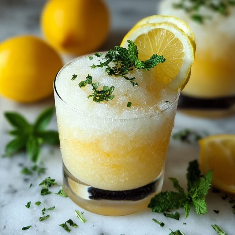 Fresh Lemon Vodka Slush Recipe