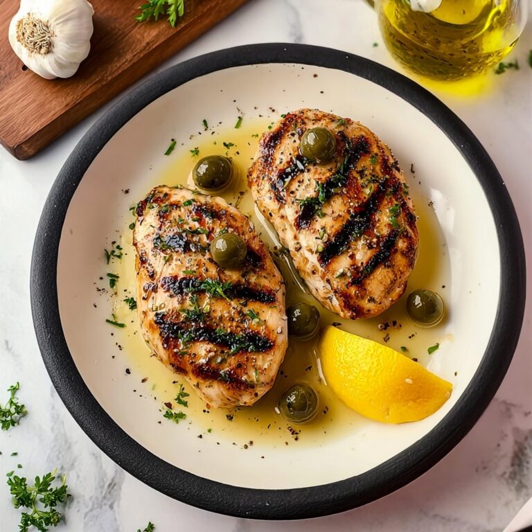 Grilled Chicken with Pepperoncini Garlic Butter Recipe