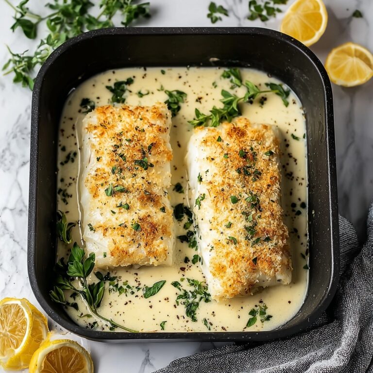 Lemon Parmesan Baked Cod Recipe