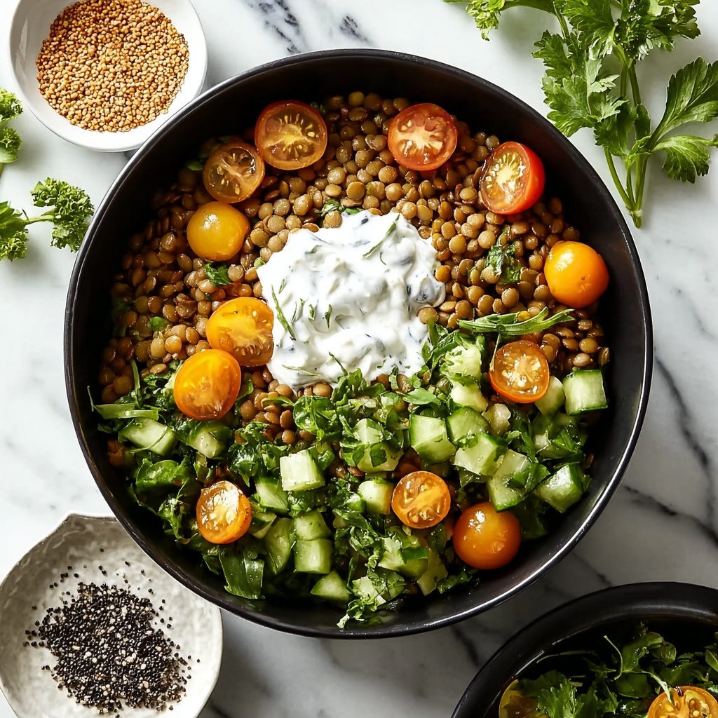 Bright and Fresh Lentil Salad Recipe - Recipe Image